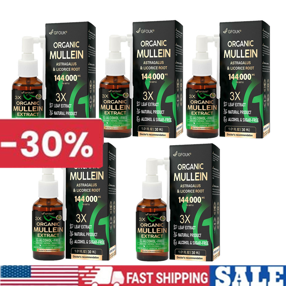 Licorice Root Extract - Organische Mullein Kruiden Longreinigingsspray Astragalus Licorice