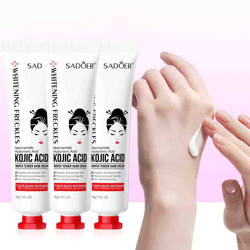 Skincare Oil Control - 1/2/3/5pcs SADOER Kojiczuur Handcrème Hydraterende Verhelderende