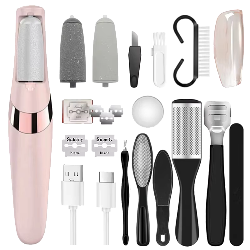 Skincare Ingredients Checker - Oplaadbare elektrische voetvijl 1 + 10