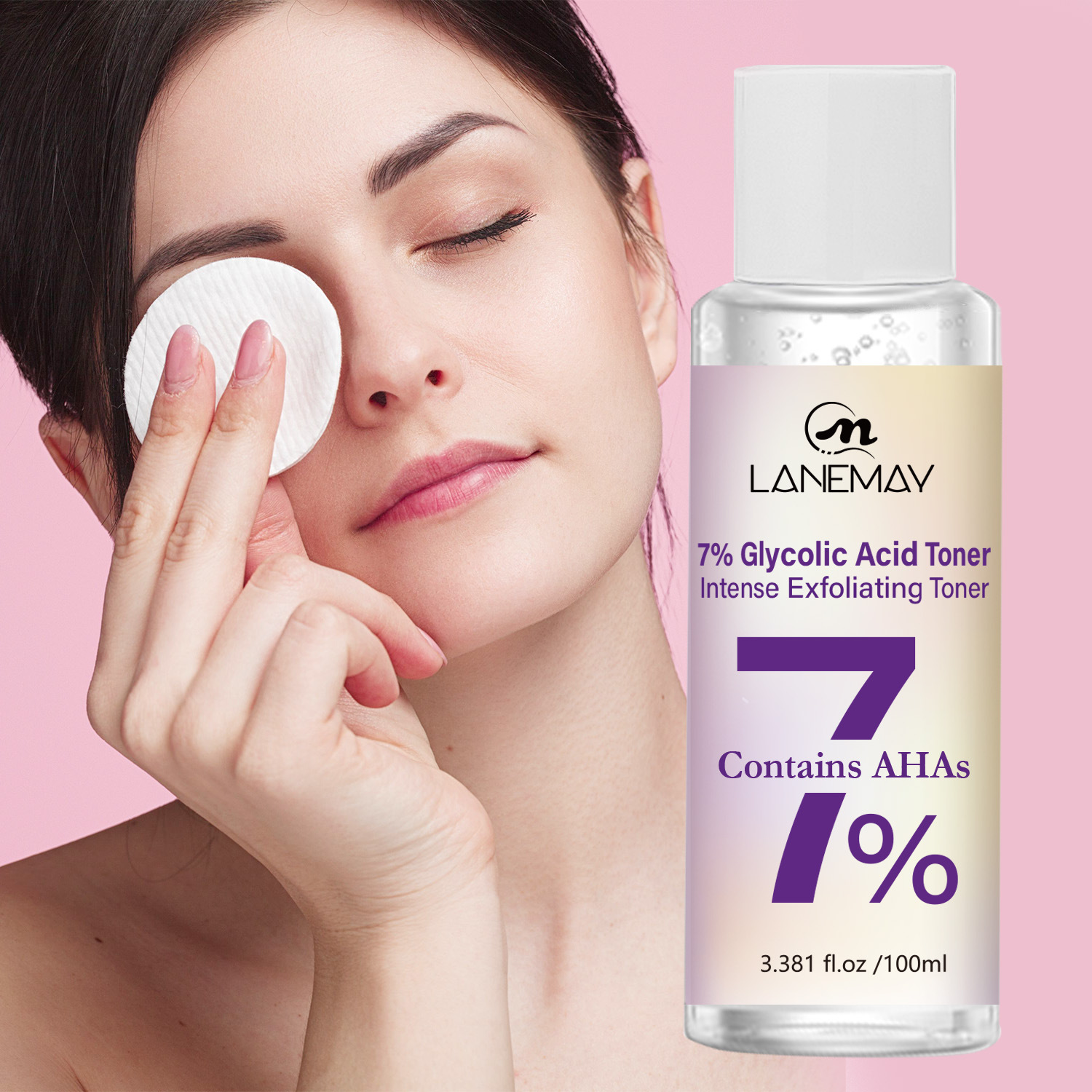 Glycolic Acid Exfoliant - 7% Glycolzuur Toner – Intensief exfoliërend