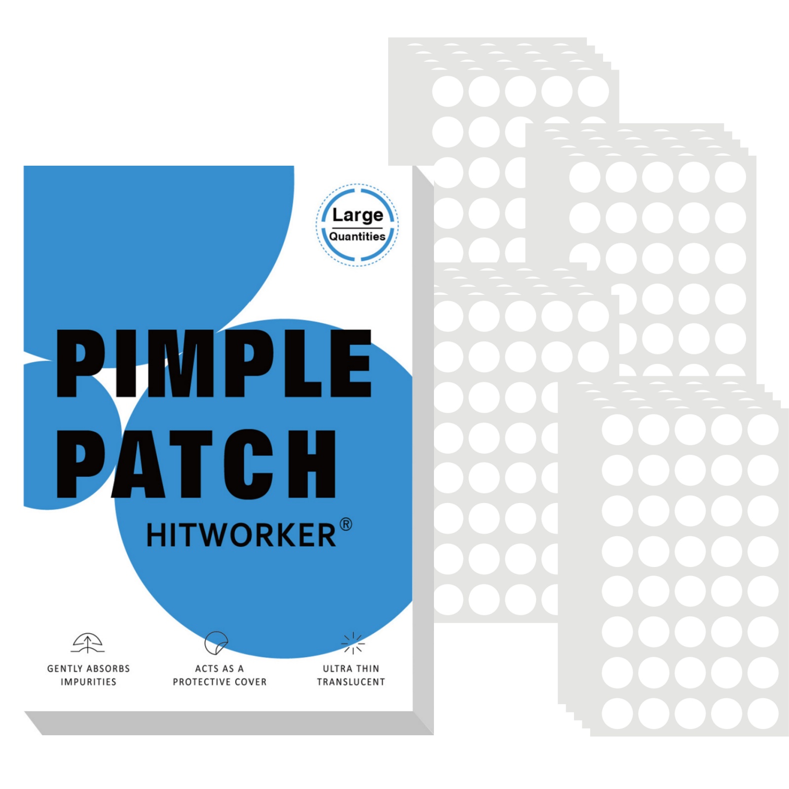 Skincare Oil Control - 800 stuks Hydrocolloïde Acne Pimple Patches,