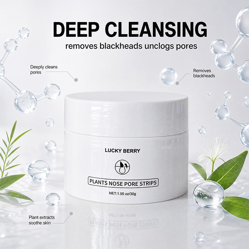 Skincare Oil Control - Witte Klei Diep Reinigend Neusmasker –