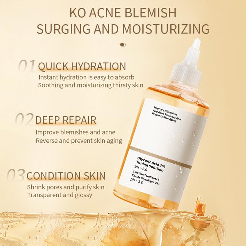 Glycolzuur 7% Toner Voedende Z - Glycolic Acid Exfoliant recensie en prijs