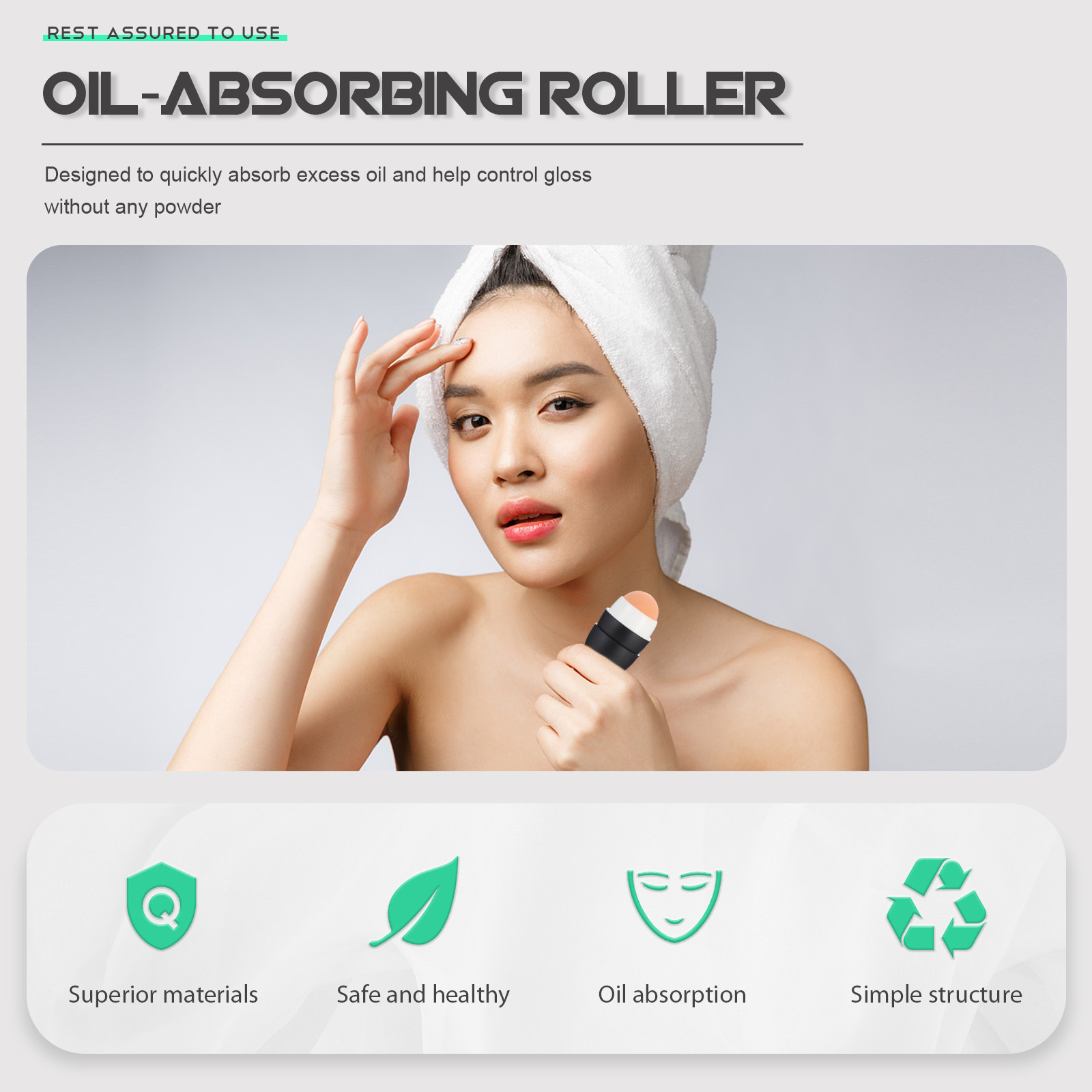 Huidverzorgingsroller voor gez - Skincare Oil Control recensie en prijs