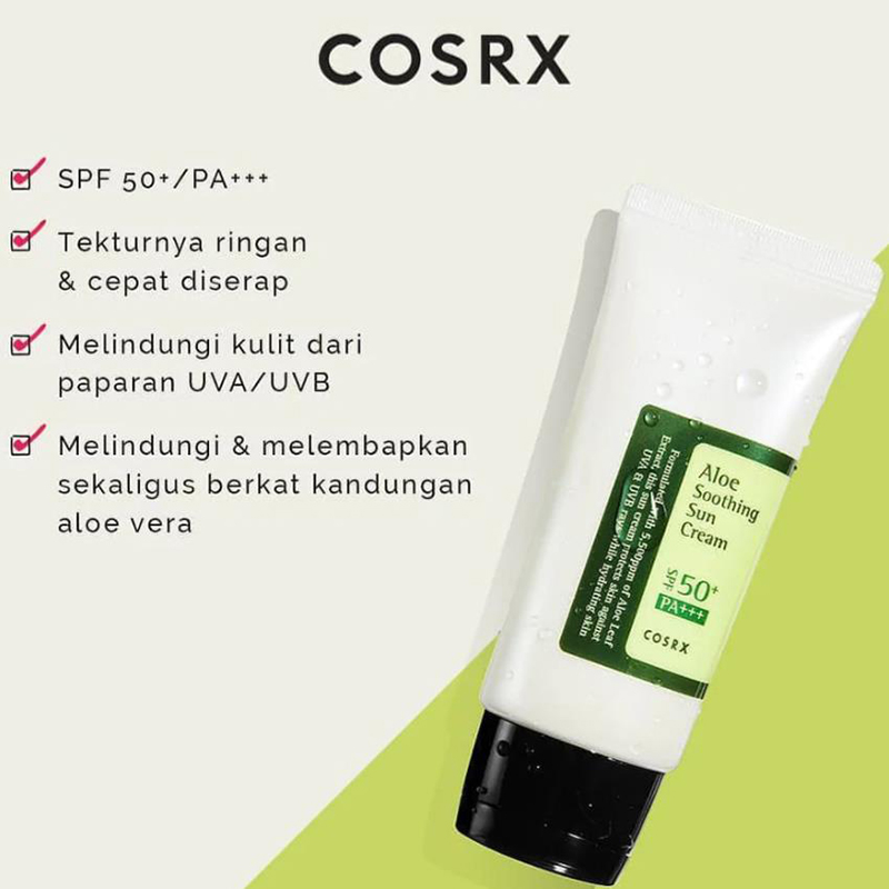 COSRX Aloë Kalmerende Zonnecrè - Skincare Cosrx recensie en prijs