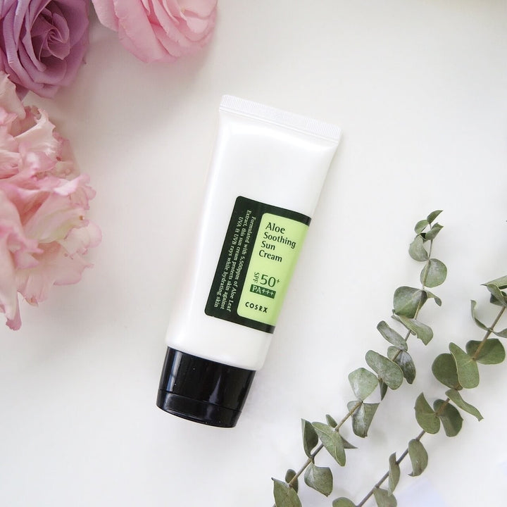 COSRX Aloë Kalmerende Zonnecrè - Skincare Cosrx recensie en prijs