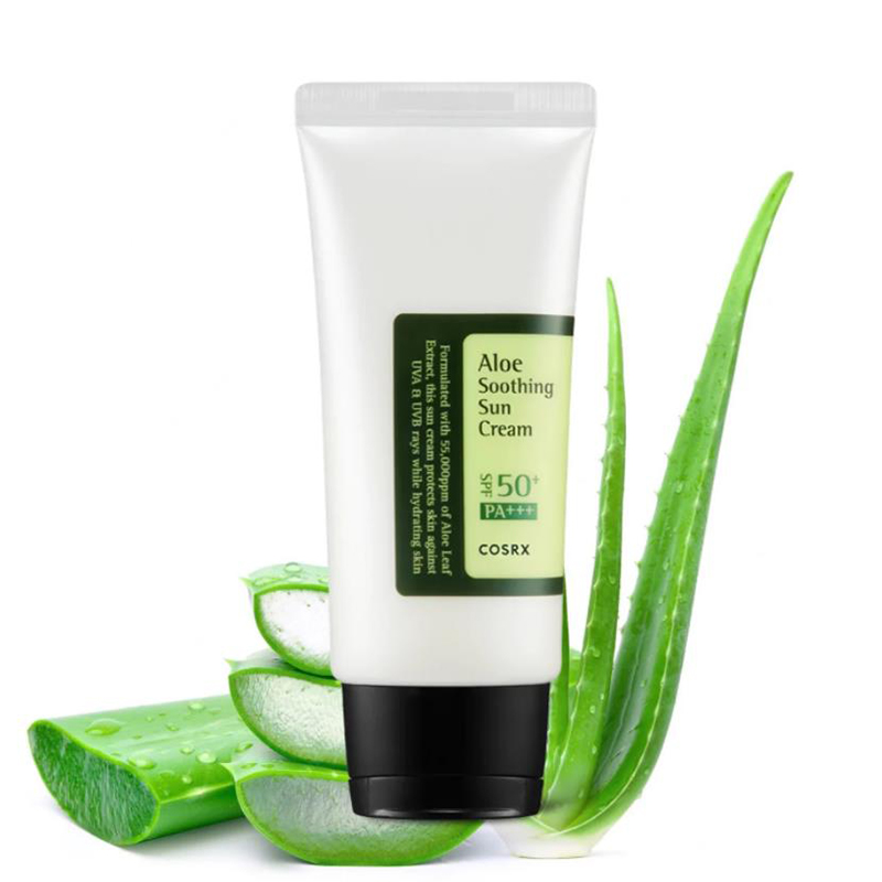 COSRX Aloë Kalmerende Zonnecrè - Skincare Cosrx recensie en prijs