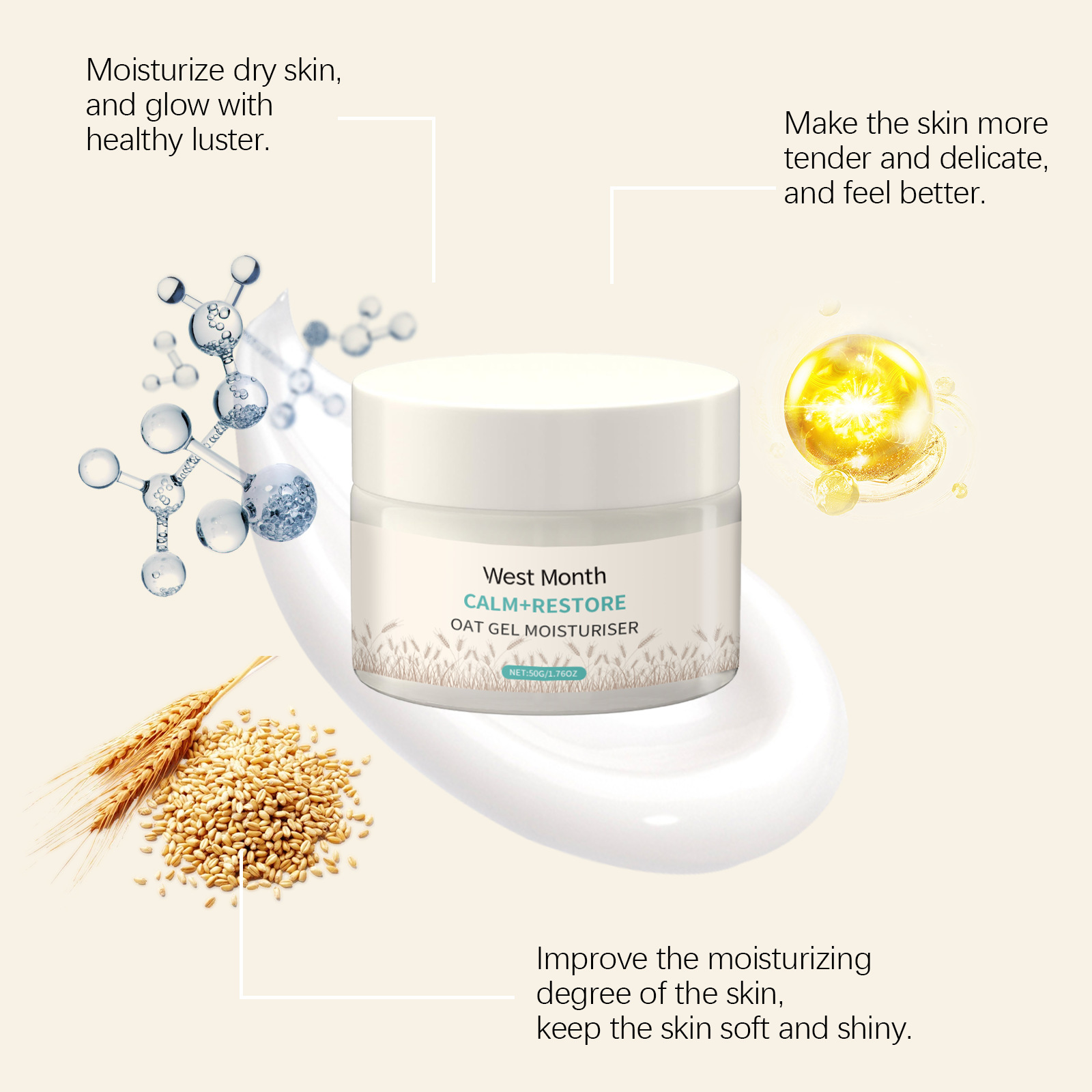 50g Havermout Hydraterende Gez - Skincare Oat recensie en prijs