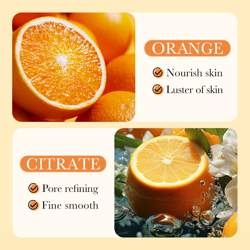 300ml Orange Body Scrub Douche - Skincare Ingredients recensie en prijs