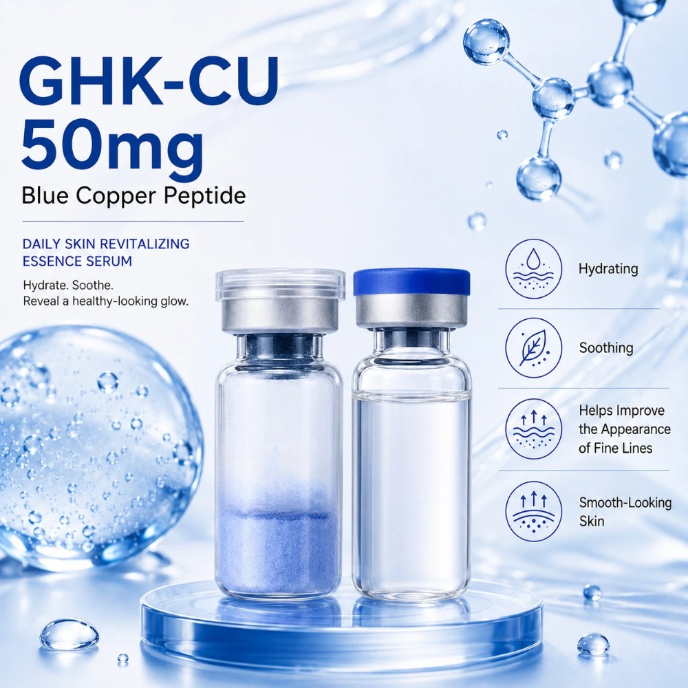 99% Zuiverheid GHK-Cu Blauw Ko - Skincare Ingredients recensie en prijs