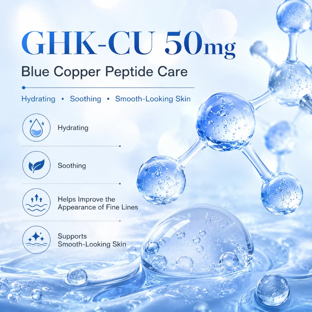 99% Zuiverheid GHK-Cu Blauw Ko - Skincare Ingredients recensie en prijs