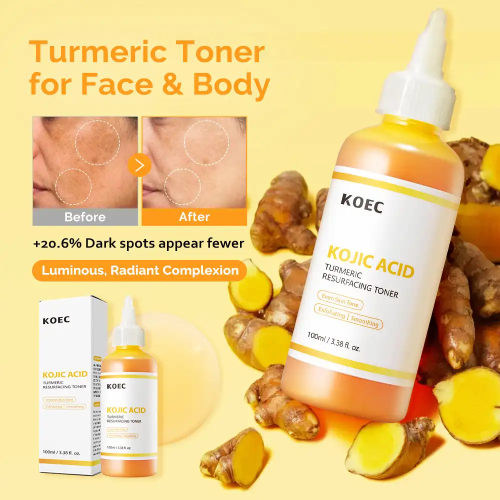 100ml KOEC Kojic Acid Kurkuma  - Glycolic Acid Exfoliant recensie en prijs